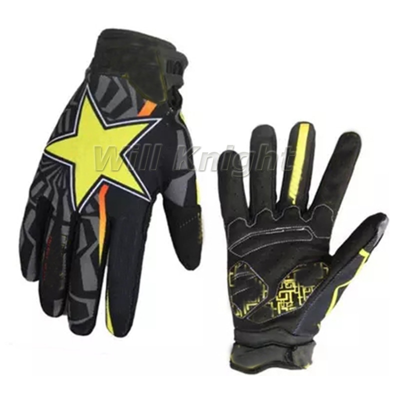 Sommer Gittergewebe Motorrad Reiten Handschuhe Moto-Cross Radfahren Kurze Atmungsaktive Handschuhe