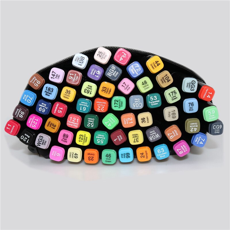 Marker stift 80/60/40/30 farbe kunst Marker Malerei kunst liefert Künstlerische schöpfung Skizze Ingenieurwesen zeichnung Schüler kunst