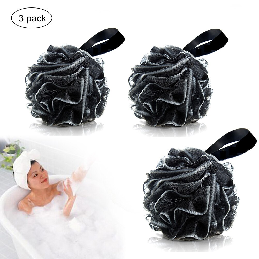 3Stck Schlecht Ball Schlecht Schlecht Blumen Reiben Handtuch Dusche Schlecht Blumen/Schlecht Pinsel Schlecht Zubehör
