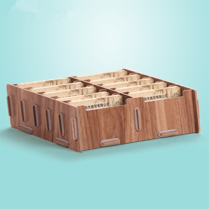 Kreative Bambus Holz Bussiness Karte Halfter Holz Handarbeit Schreibtisch Typ Halfter Name Karte Kasten