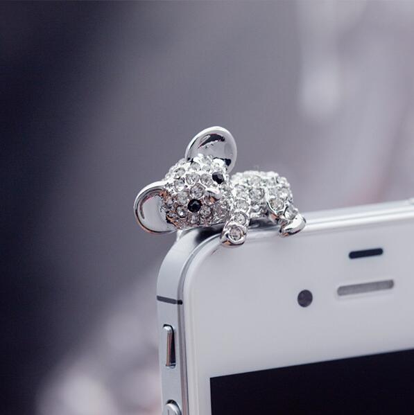 Stil Nette Koala praktisch Ohr Kappe Staub Stecker für Clever Telefon niedlichen telefon zubehör