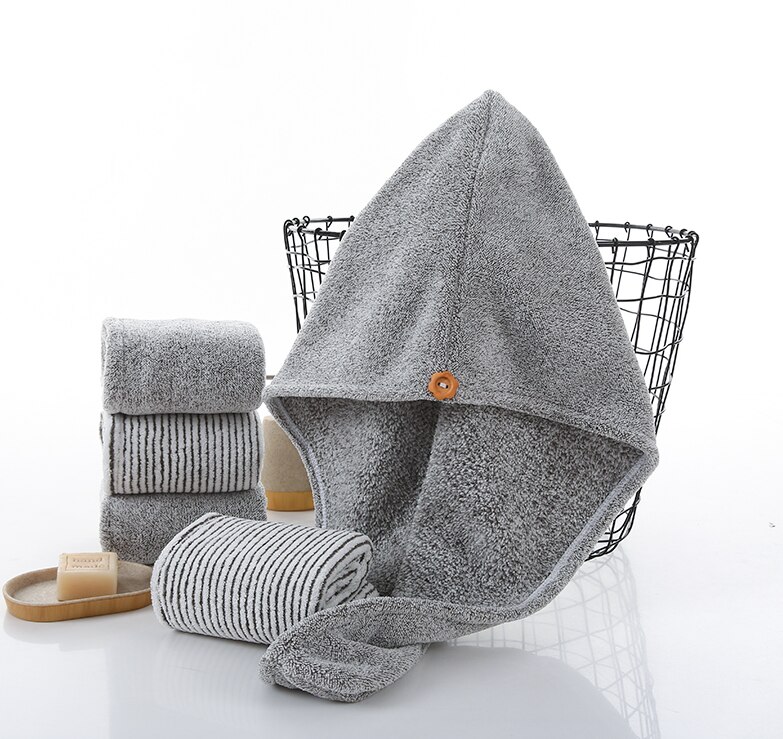 Dame Haar Trocknen Handtuch Schnell Trockenen haar Kappe Hütte Bambus Faser Mikrofaser Für Schlecht Handtuch Microfibra Handtuch