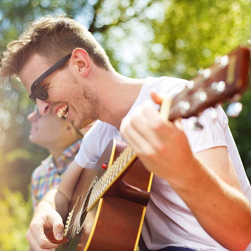 10 stück Holz Gitarre wählt, Gitarre wählt Kasten Holz Gitarre Plektren für Gitarre B Ukulele Banjo Zubehör