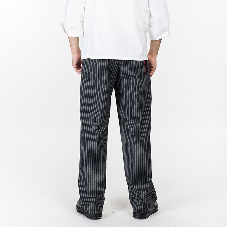 2017Neu Chefuniform Restaurant Hosen Küche Hosen Koch Hosen Elastische Taille BöHöhle Lebensmittel Service Hosen Mens Arbeitskleidung