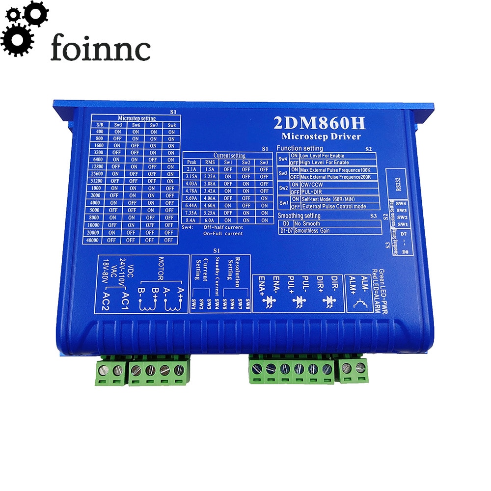 CNC 2DM860H 34/86 zwei-Phase digitale schrittmotor treiber mach3 gravur maschine CNC stepper Motor- fahrer