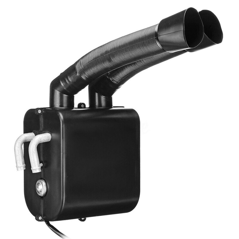 Universal- 12V Auto Heizung Wasser Heizung Metall Hülse Tragbare Defroster Demister Doppel Lüftungsschlitze Heizung