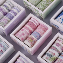10 Teile/schachtel Fantasie ozean SchöNe blumen anlage washi klebeband diy dekoration für scrapbooking Maskierung Band klebeband