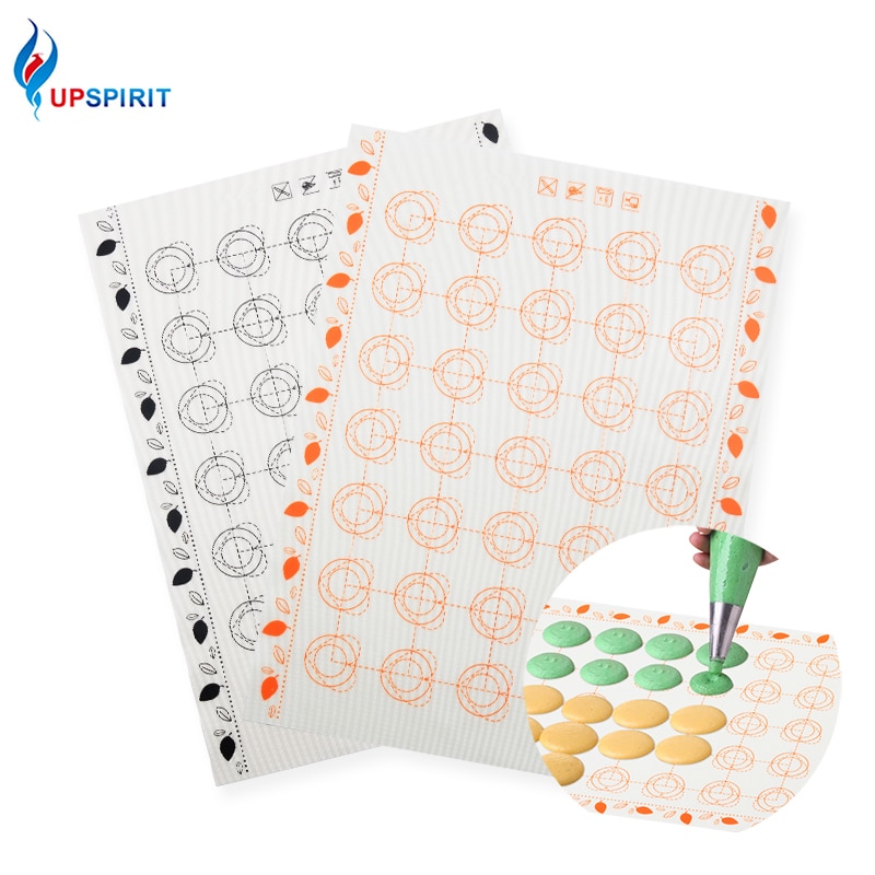 Upspirit Antihaft Silikon Macaron Kekse Pad Teig rollen matt Ofen Backform Blatt matt DIY Formen Küche Backformen
