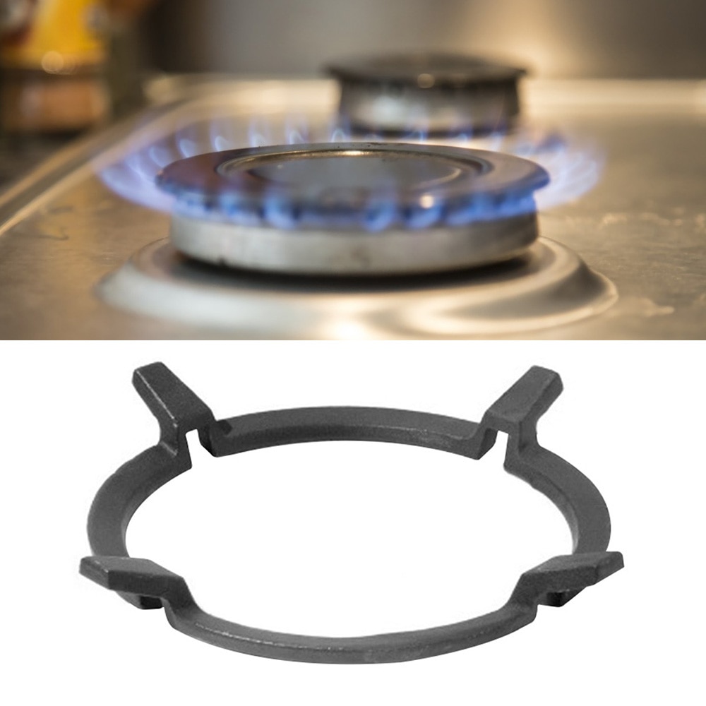 TTLIFE Gas Herde Gasherd Zubehör Halterung Schwarz wok Gestell Brenner Schutzhülle Gas Herde Zubehör Halterung Küche Werkzeuge