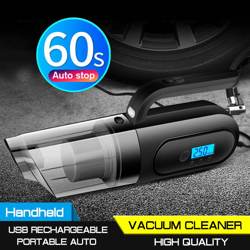 4 in 1 Auto Handheld Staubsauger 250W 25000Pa nass trocken Staubsauger Für Auto Reinigung USB Aufladbare tragbare Auto Reiniger
