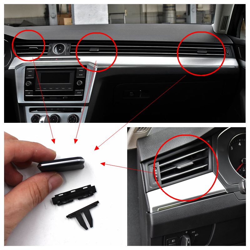 Für Passat b8l CC Hinten klimaanlage Auslauf Fan klinge klimaanlage Luft Auslauf auslöser der armlehne Kasten