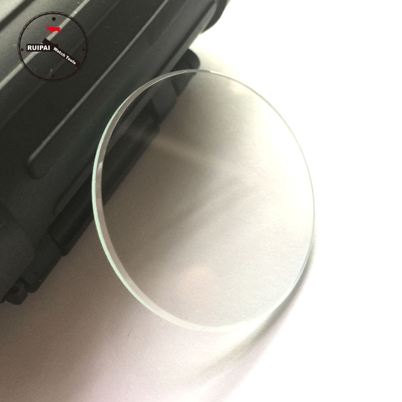 2 teile/los 36mm 36,5mm uhr glas kristall 2mm dicke Flache Runde Uhr Glas für Ersatz