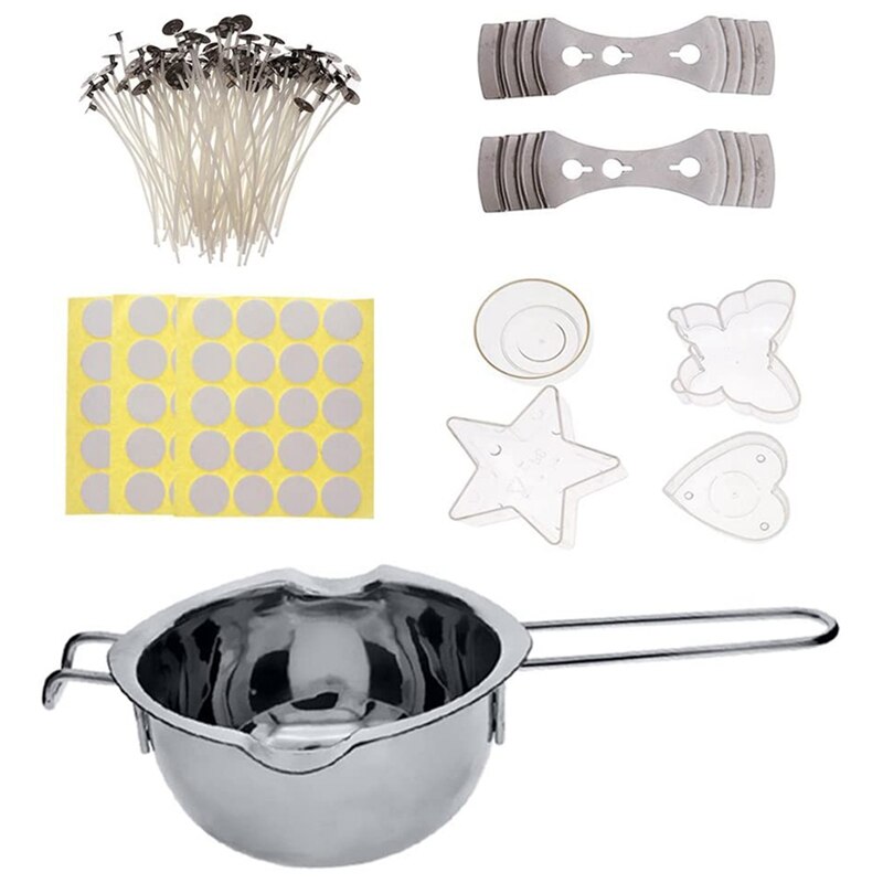 Kerze, Der Bausatz DIY Kerzen Handwerk Werkzeuge Volle Anfänger einstellen Einschließlich Dochte (4in), Kerze Dochte Stock, dochte Halfter, Kerze bilden