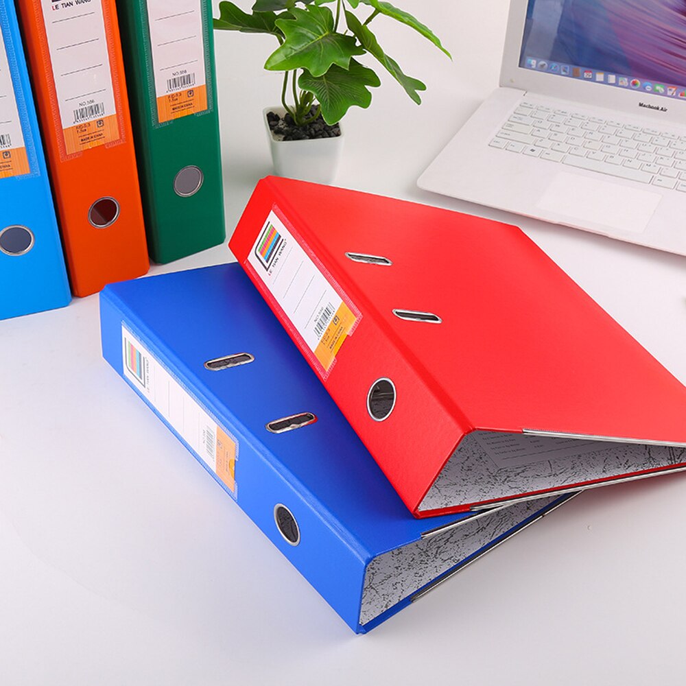 1Stck A4 Große 75mm Hohe Kapazität Hebel Bogen Datei Ordner PP verlieren-Blatt Ordner A4 FC Schnelle arbeit Ordner