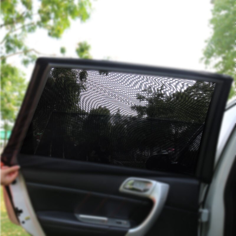 KANGLIDA Magnetische Auto Sonnenschutz Auto Vorhang Auto Fenster Sonnenschirm Seite Fenster Gittergewebe Sonnenblende Sommer Schutz Fenster