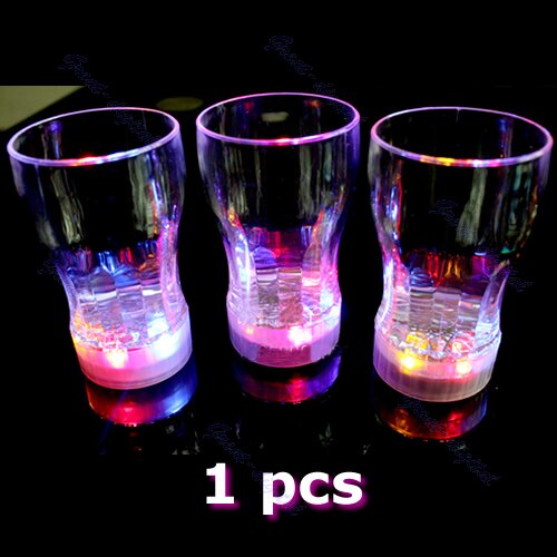 6 LED Licht Blinkt Dekorative Bahre Becher Trinken Tasse Für Party Hochzeit Verein Neue