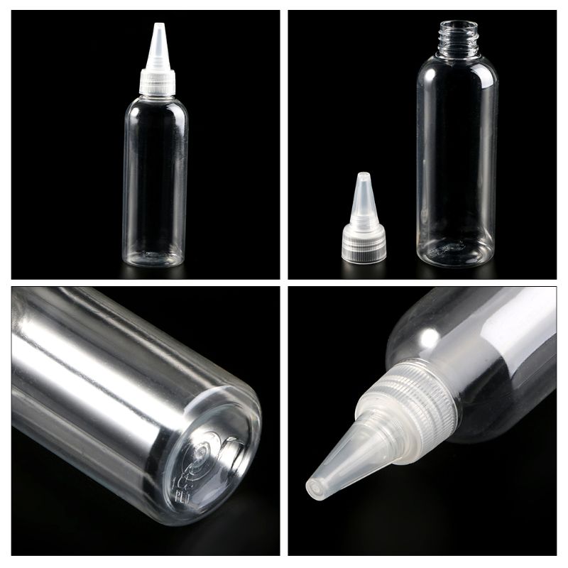 1PC 100ML transparent Kleber Applikator quetschen Flasche Für Papier Quilling DIY Scrapbooking Papier Handwerk Werkzeug