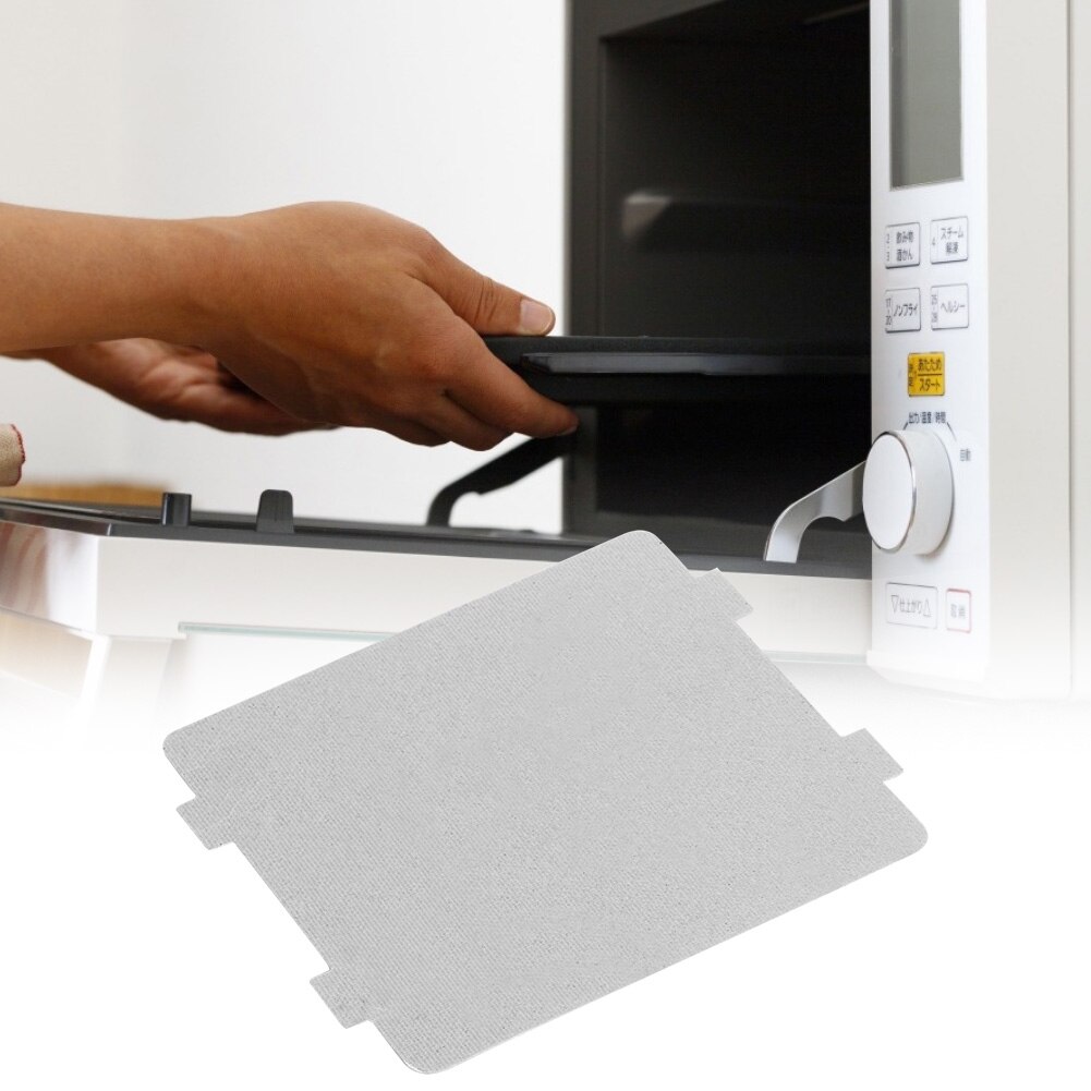 10Stck Haushalt Mikrowelle Ofen verdickt Glimmer Platte Blatt Mikrowelle Zubehörteil verdickt Glimmer Gremium Mikrowelle Ofen Startseite 108x99mm