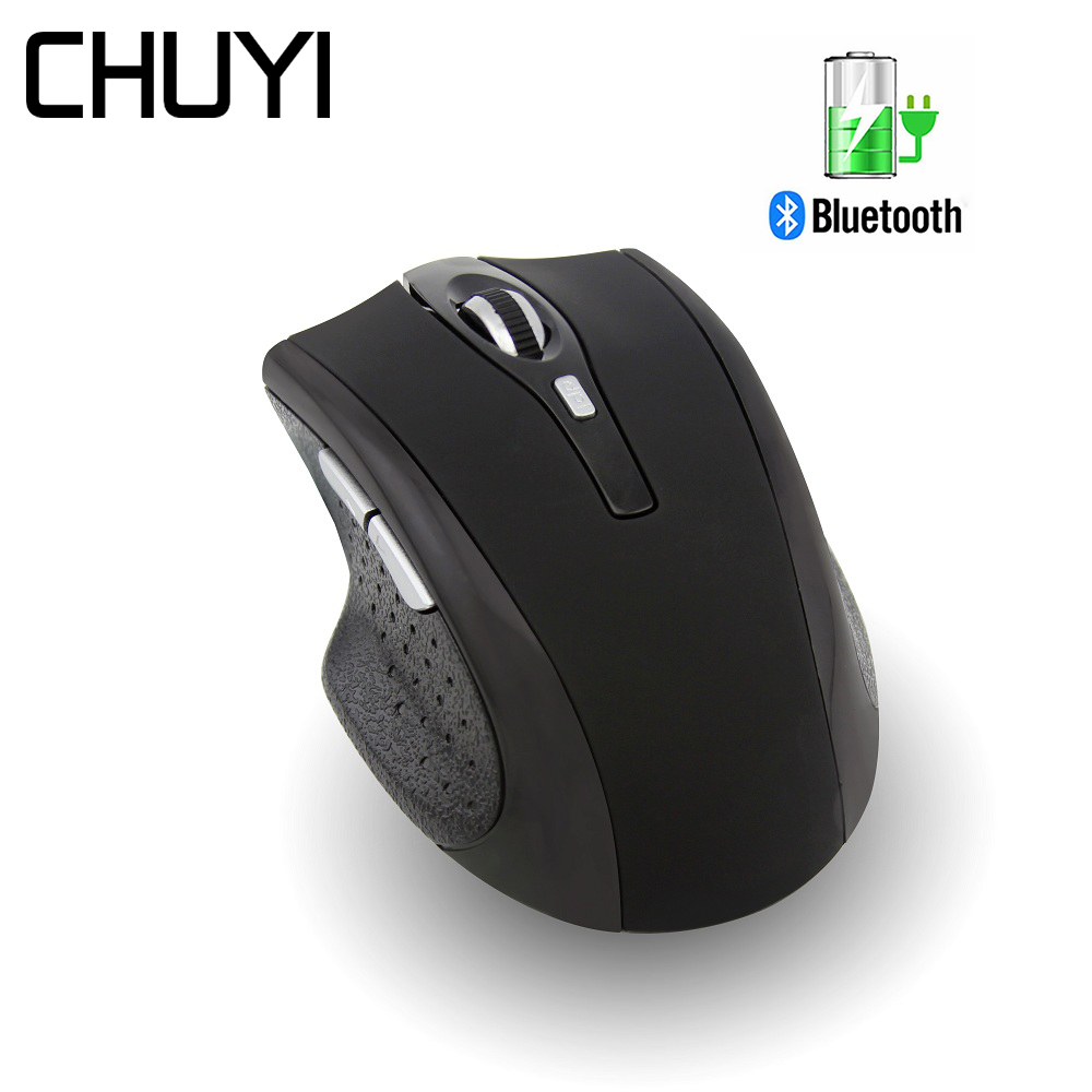 CHUYI kabellos Bluetooth Maus Wiederaufladbare Ergonomische Schweigen Mäbenutzen 1600DPI Optische Maus Mit Handgelenk Rest Maus Pad Für PC Laptop