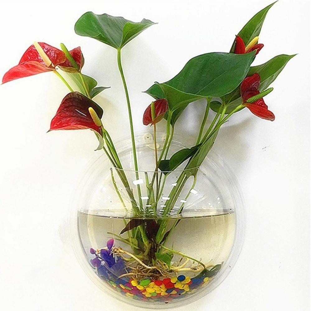 Acryl Ökologie Hängen Zauberstab Montieren Fisch Panzer Schüssel Vase Aquarium Anlage Dekor Topf Heimat Dekoration