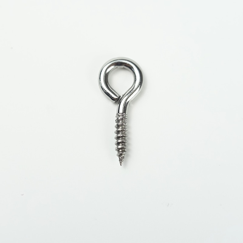 50Stck 24mm Kleine Augen Schraube Bolzen Haken 304 Edelstahl sehr klein Schraube Auge DIY Seil Zubehör Holz Schrauben schmuck Zubehör