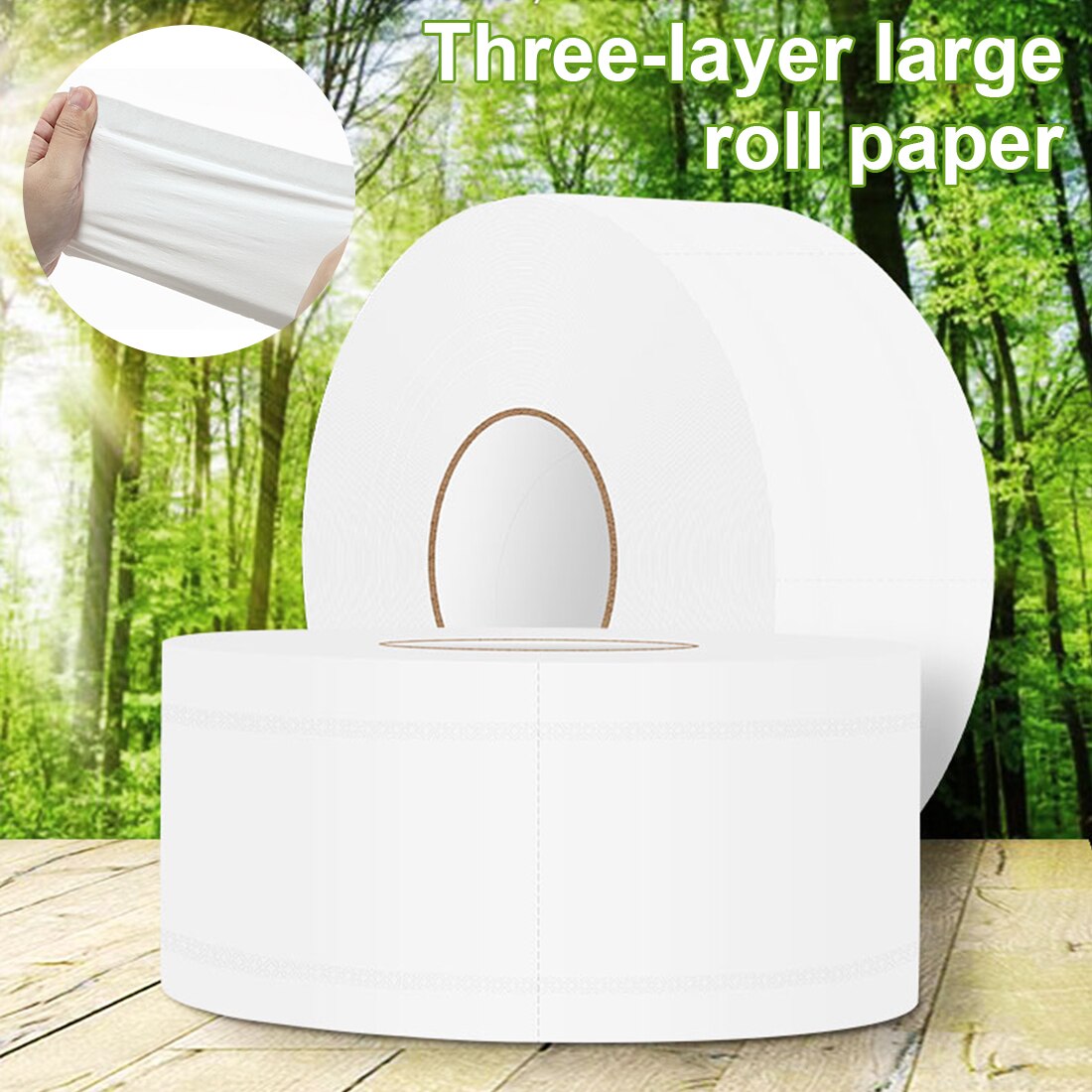 3 rollen Wc Papier Rolle Küche Schlecht Gewebe Rolle Papier Ultra Kommerziellen Jumbo Rolle Papier Handtücher für Heimat Öffentlichen Hotel verwenden
