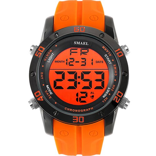 oben Luxus Smael Uhr Männer Sport Uhren LED Digital Uhren Wasserdichte Gummi Uhren Männer Relogio Masculino