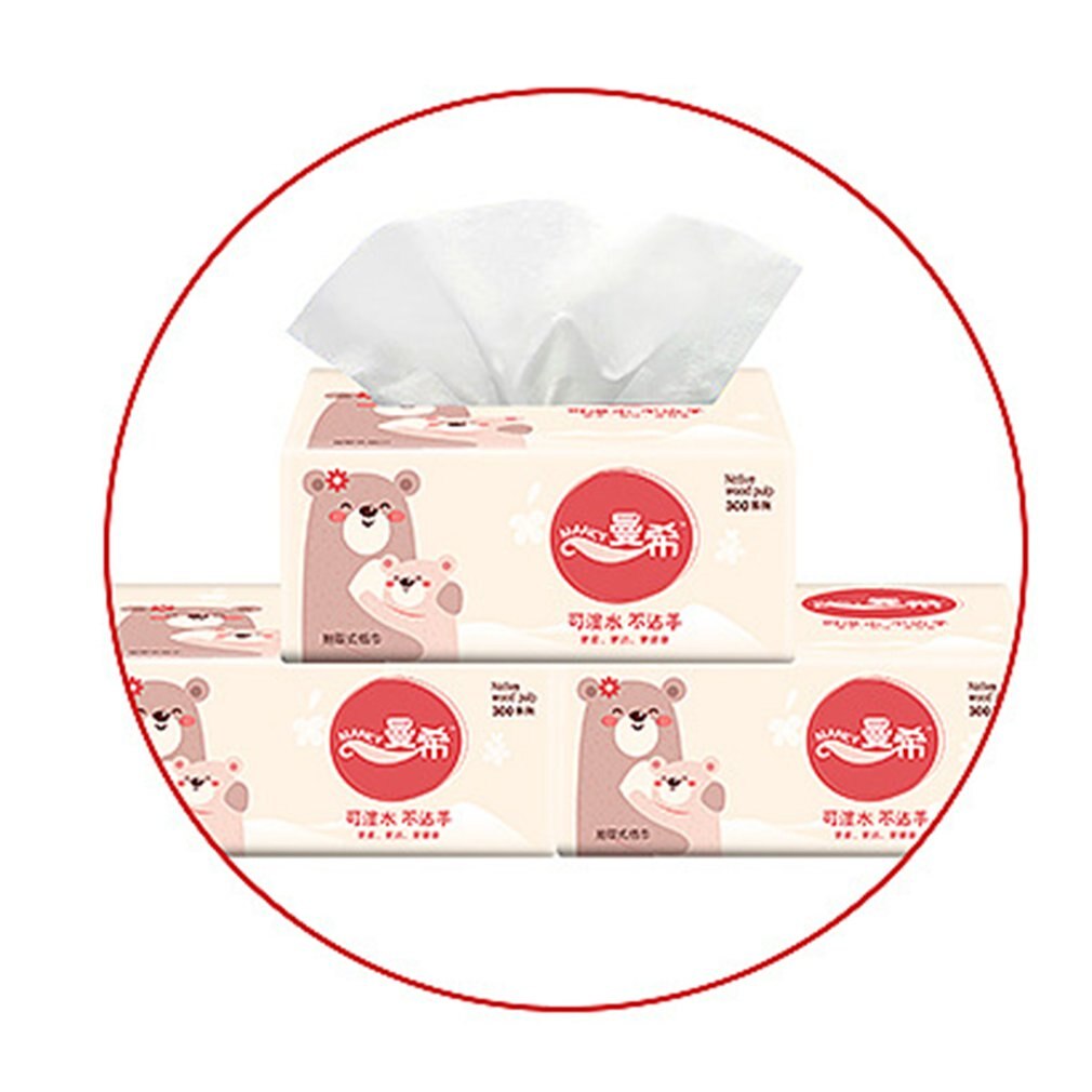 Serviette Papier Gelb Bär Werbung Kunden Papier Einzel Papier Pumpe Wc Papier Zellstoff Papier 10 Stück