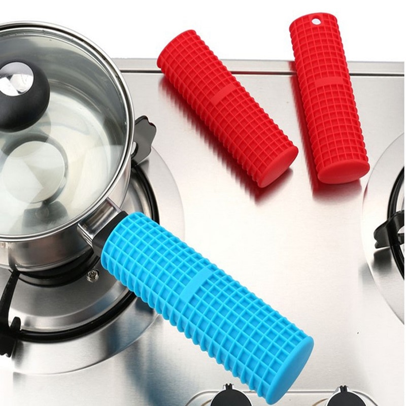 1 stück Silikon Topf Pfanne Griff Halfter Hülse Abdeckung Griff Ärmel Küche Utensil Silikon Topf Pfanne Griff Hülse Unterhose abdeckung