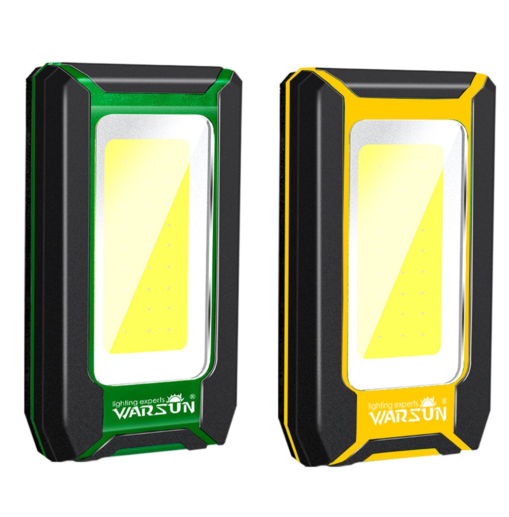 10W Kolben Arbeitsscheinwerfer Lampe LED Arbeit Licht Tragbare LED Arbeit Lampe Werklamp Arbeits Licht USB Aufladbare Energie Bank IPX7 magnetische