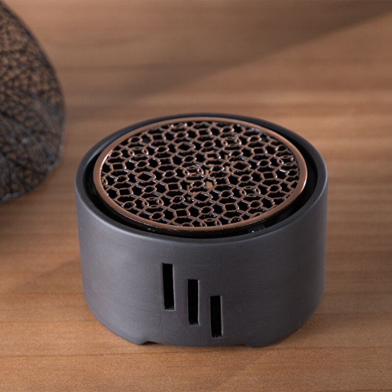 1PC Keramik Kerze Stehen Tee Heizung Tee Herde Milch Wärmer Kerze Halfter mit matt Ohne Kerze für Heimat Cafe