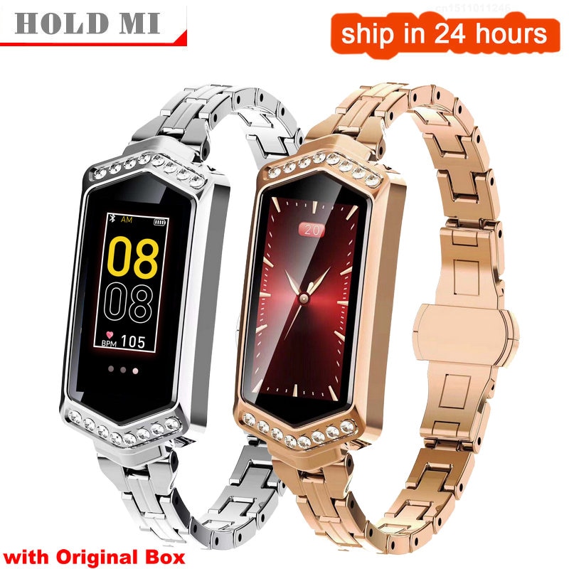 B78 Frauen Clever Band Fitness Armbinde Herz Bewertung Monitor Blutdruck Uhr Fitness Tracker Clever Armbinde für Android IOS