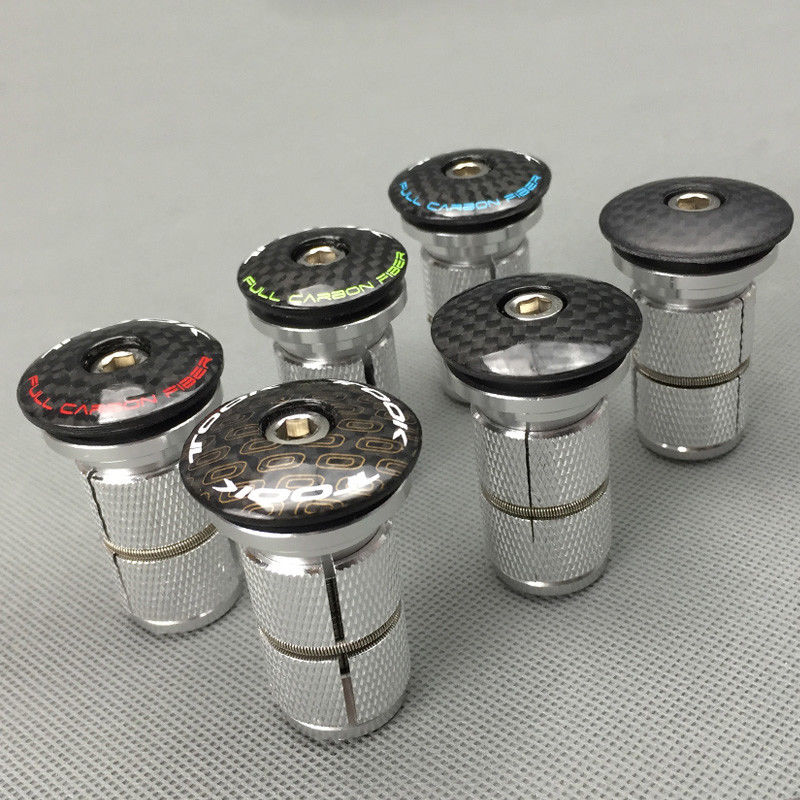 Fahrrad Headset Stengel oben Deckel Gabel Abdeckung Kompressor 1-1/8 'Kohlenstoff-gabelschaft Kompressor Aluminium Expander + T800 fahrrad Headset