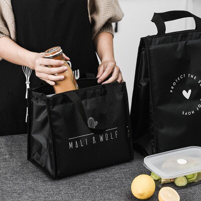 Mittagessen Kasten Tasche Weibliche Isolierte Tasche Mittagessen Tasche Schüler Handtasche Mit Reis Tasche Funktionale aufbringen Kühler Nette Tragbare Thermische