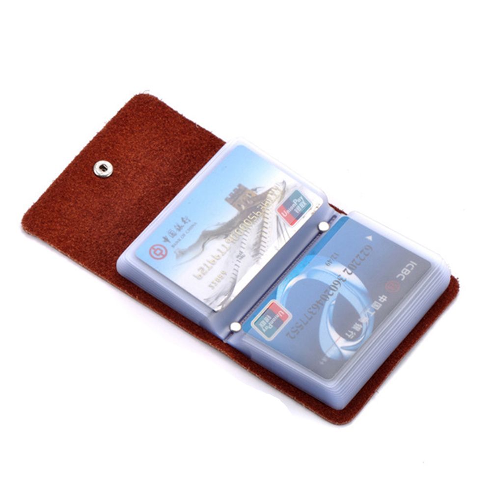 Leder Karte Halfter Geschäft Kreditkarte Halfter Männer Brieftasche fallen Bank Karte Ich würde Inhaber Karteninhaber