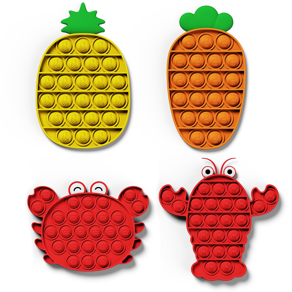 drücken blasiert Zappeln Sensorischen Spielzeug Autismus Spezielle Bedürfnisse Stressabbau freundlicher Erwachsene Antistresse Spielzeug Popit Zappeln Spielzeug Einfache Grübchen