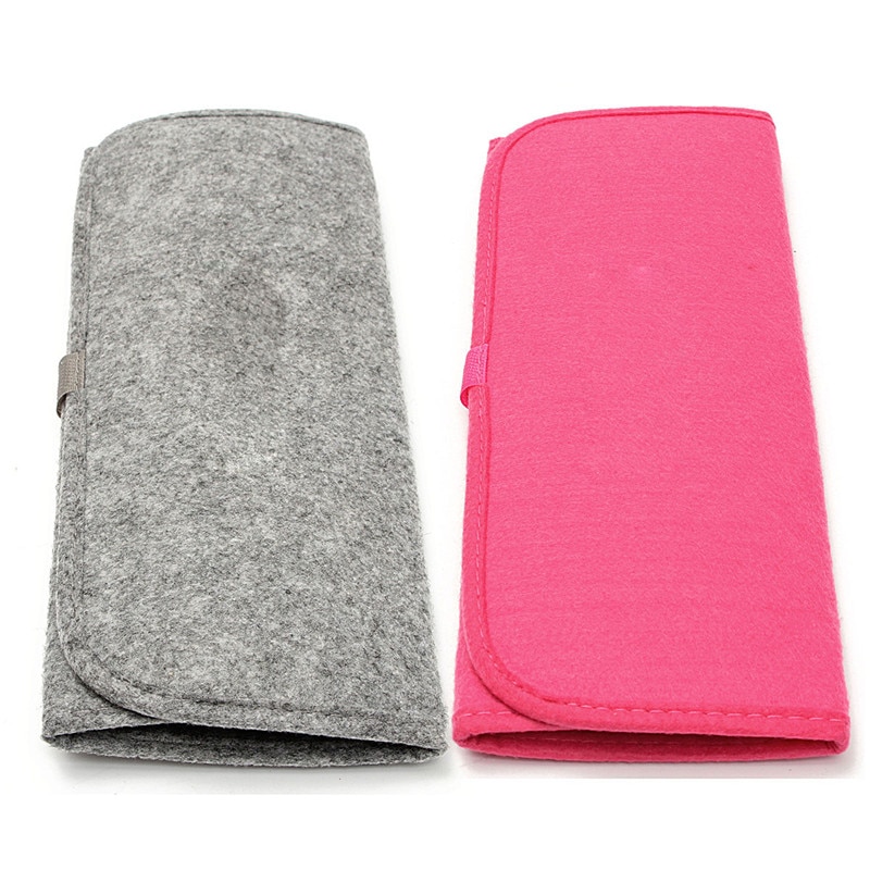 Hitze Besteändig Haar Eisstockschießen Bügeleisen Haarglätter Lagerung Tasche Tasche Protable Reise Falten Haar Styling Werkzeug Schutzhülle matt Pad