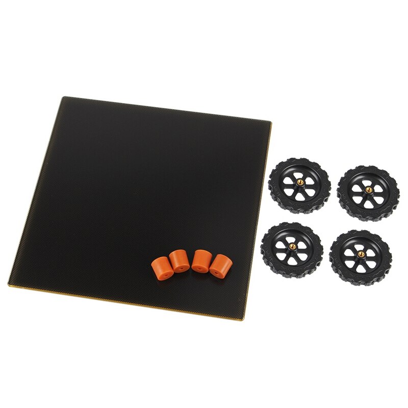 3D Drucker Schwarz Bauen Oberfläche 220X220mm mit Aufkleber Gitter Glas 3D Drucker Erhitzt Bett Blatt für Creality CR-20 3D Drucker