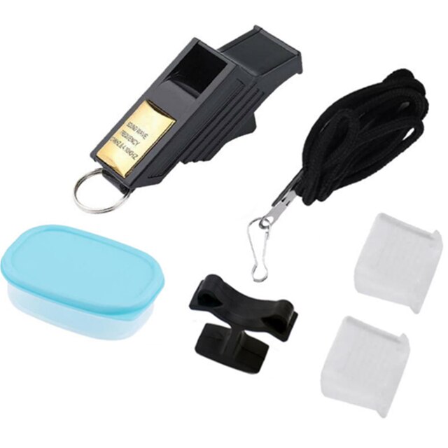 Professionelle FußBall-schiedsrichter Pfeifen Grau/Silber groß Klang fußBall Pfeifen Kernlose Kunststoff Pfeifen Basketball Pfeifen