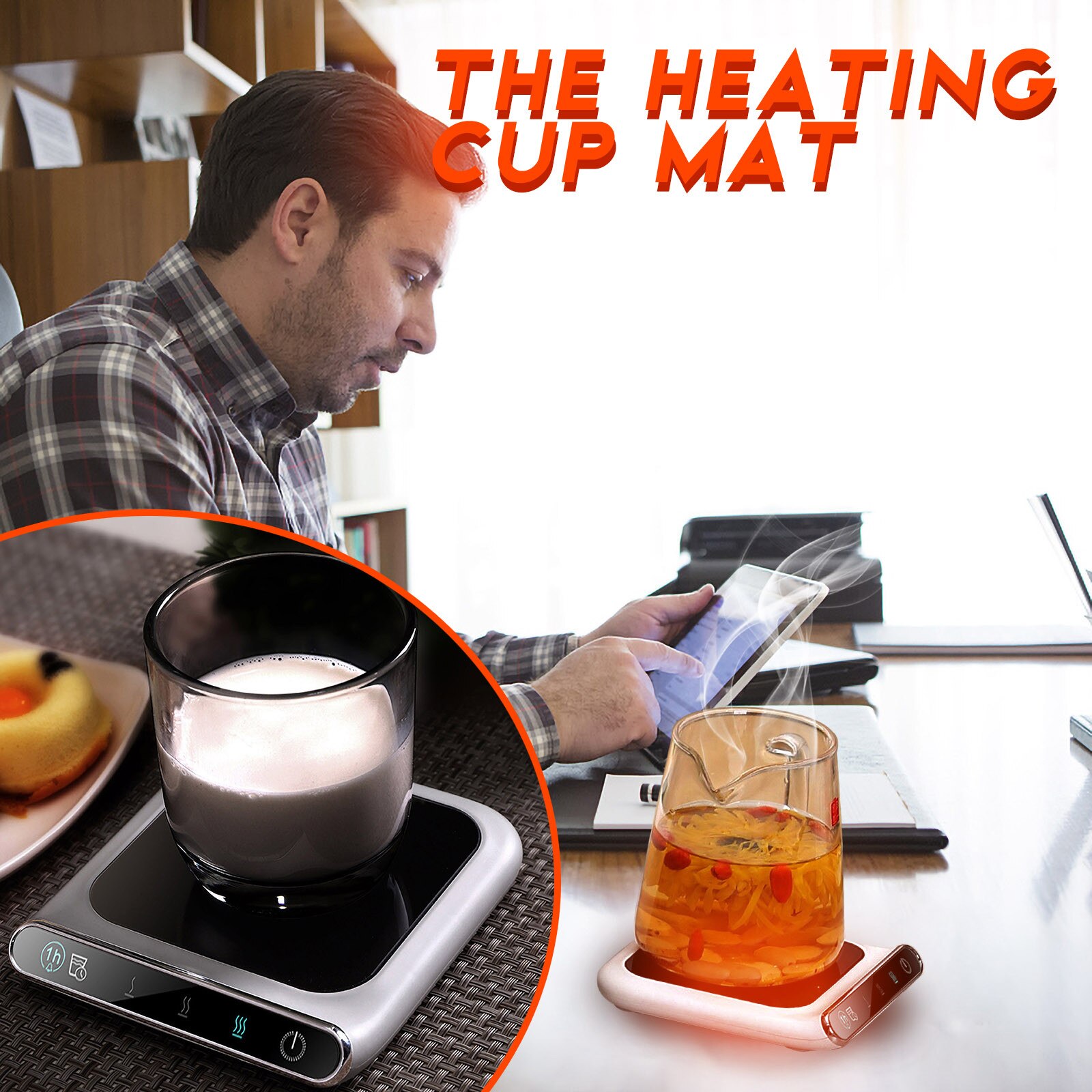 Getränke Wärmer Tragbare Winter Isolierung Pad Heizung Konstante Temperatur Pad Kaffee Tasse Becher Wärmer Heizung Pad warm Halten
