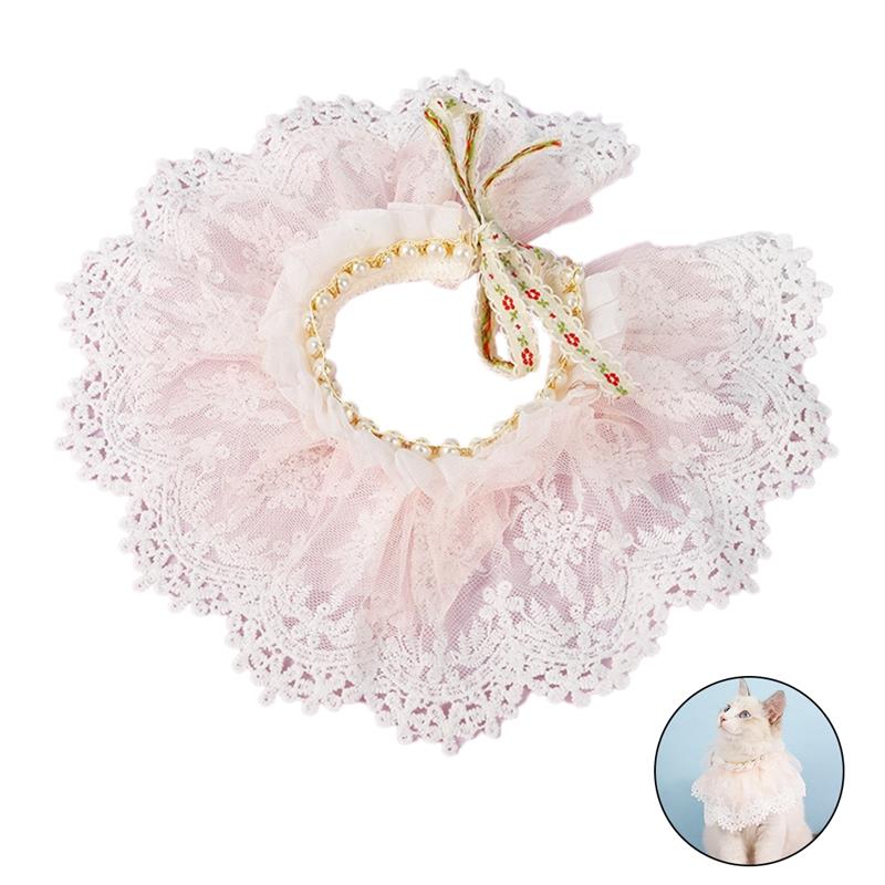 Haustier Liefert Katze Kragen Mit Glocke Spitze Kragen Katze Spitze Bandana Haustier Liefert Katze Zubehör Kragen Kleine Hund Chihuahua