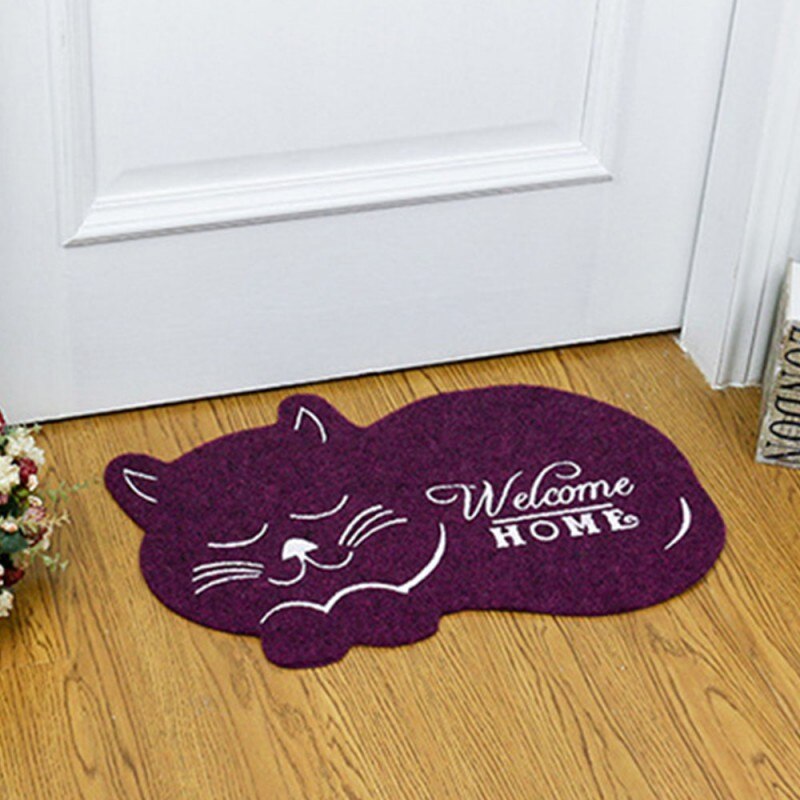 3D Katze Boden Unregelmäßigen Fußmatt Für Eingang Matten Ebene Gedruckt Teppiche Anti-Unterhose Boden matt Küche Schlecht matt Teppiche