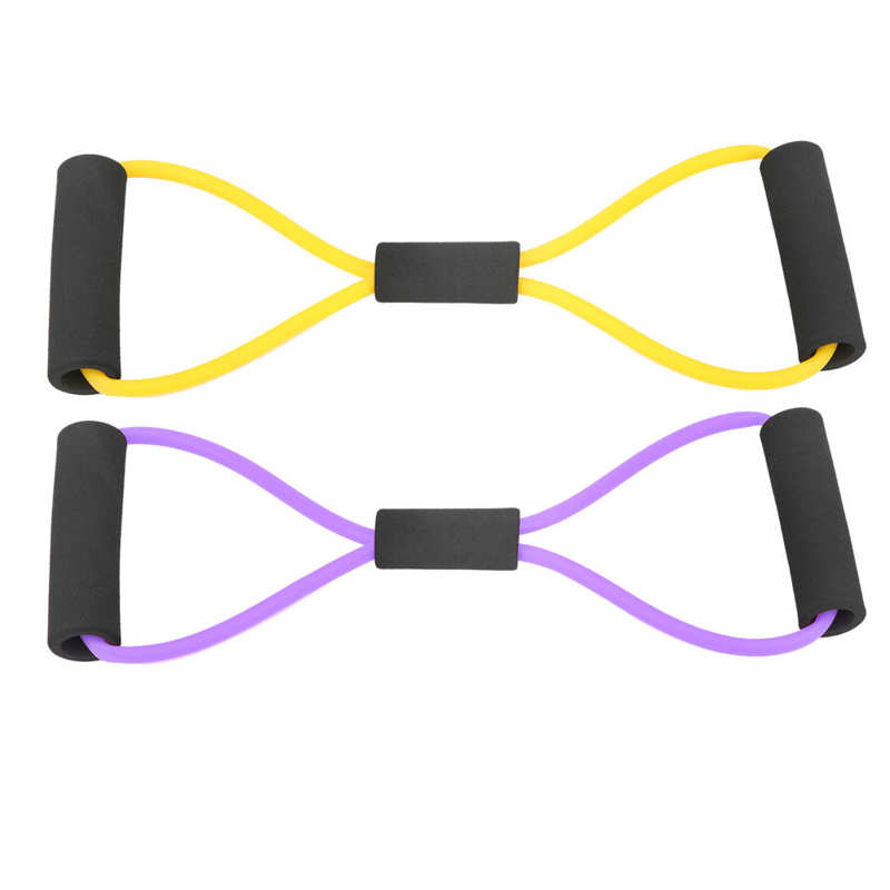 Fitness ziehen Seil Abbildung 8 ziehen Seil Fitness Yoga Ausbildung Gurt Gürtel TPE Heimat Fitnessstudio Widerstand Bands Widerstand Band