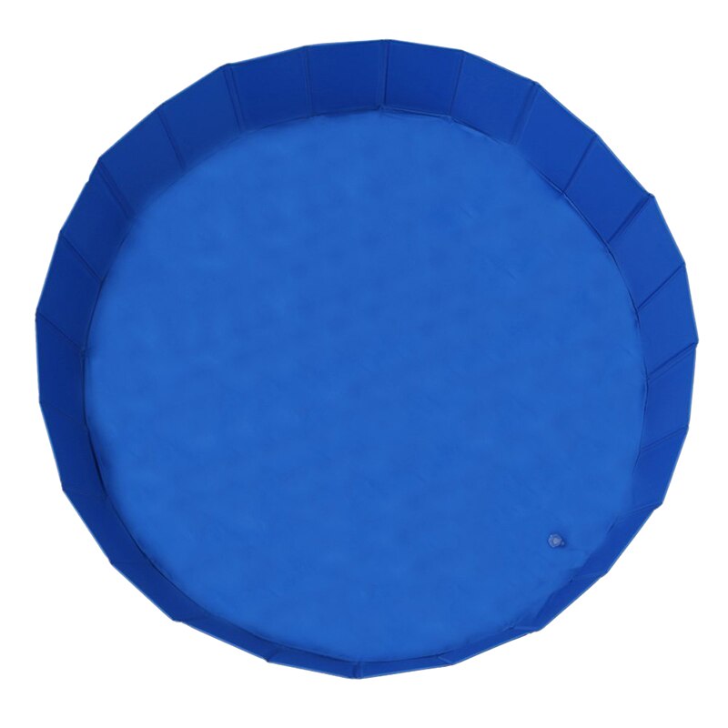 Faltbare Haustier Schwimmen Schwimmbad bat Badewanne Badewanne Hund Katzen Unterlegscheibe in Sichere PVC (60cm(Dia) x 20cm(H))