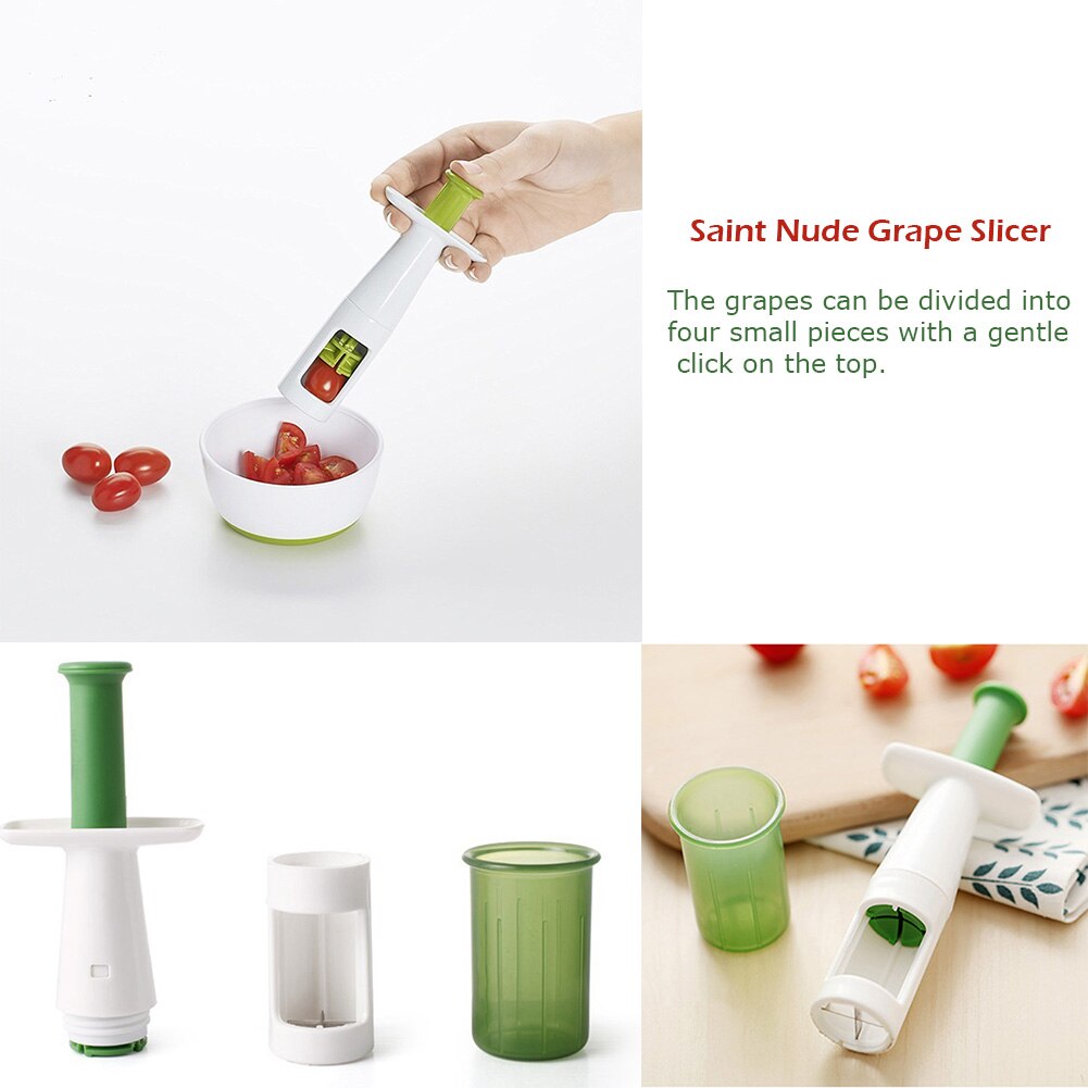 Presse Trauben Kirsche Tomaten Hobel Cutter Gemüse Obst Schneiden Küche Werkzeuge Kochen Werkzeuge Küche Spielereien Zubehör