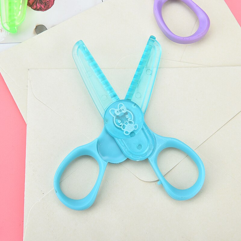 Kunststoff Schere Für Papier Cutter DIY Nette Kawaii Studenten Koreanische Briefpapier Büro Schule Liefert ZMONH Scrapbooking freundlicher