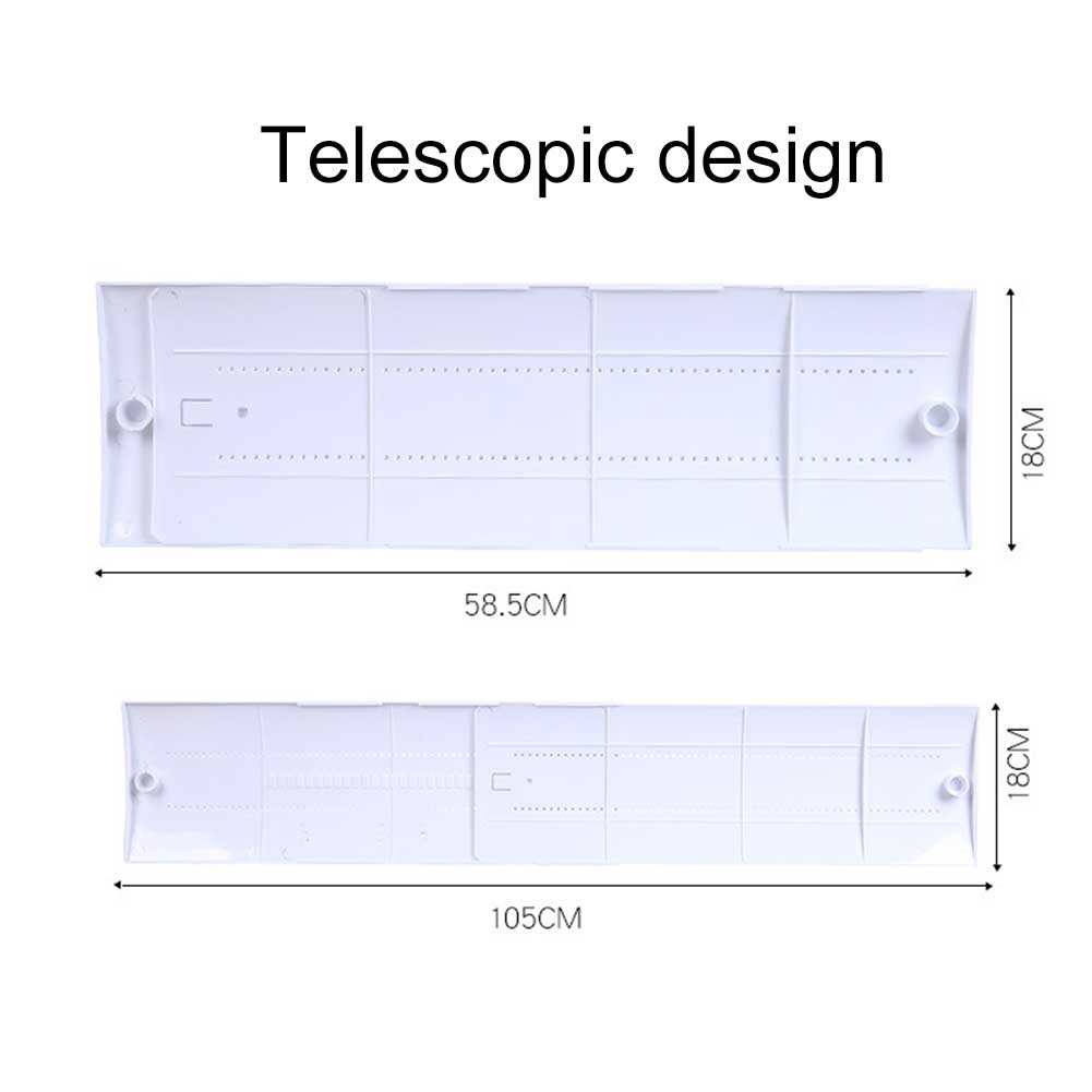 Einstellbare Teleskop Klimaanlage Deflektor Wind Schild Anti-direkten Schlag Klimaanlage Abdeckung P7ding
