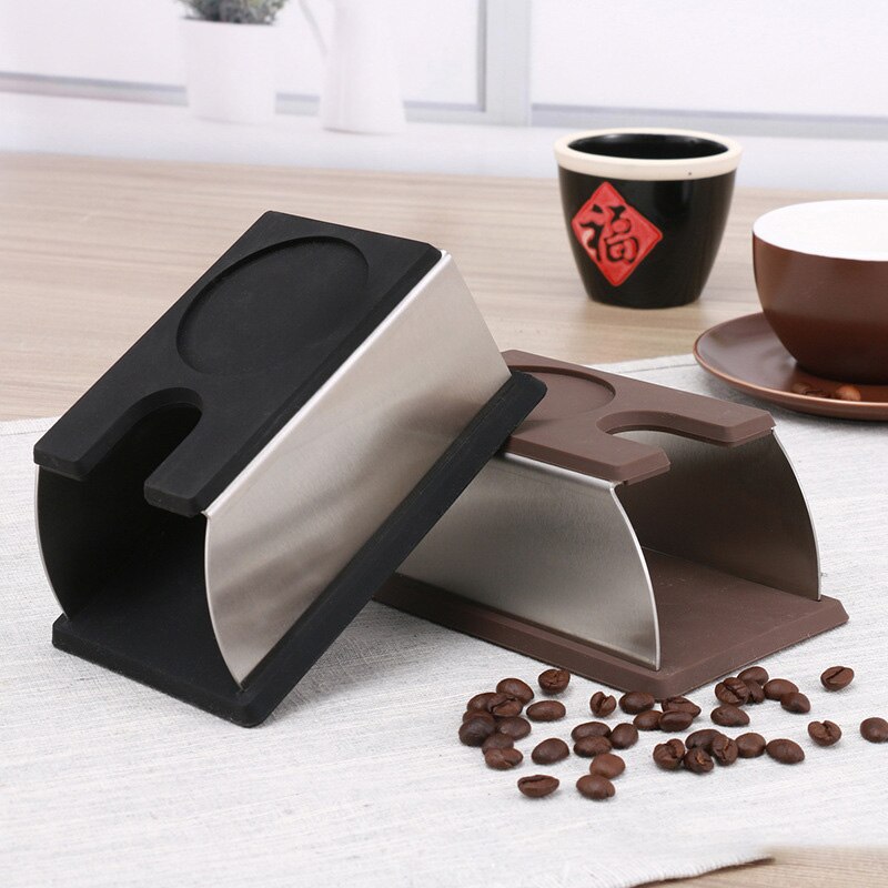 Kaffee Küche Charakter Stand robust Edelstahl Verdichtung Stehen Kaffee Hersteller und Kaffee Lagerung Basis Silikon matt