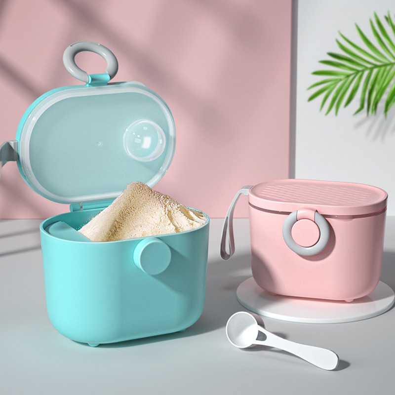 Baby Formel Milch Lagerung Kleinkinder tragbar Milch Pulver Spender Nahrung Container Fütterung Kasten für freundlicher essen PP fallen