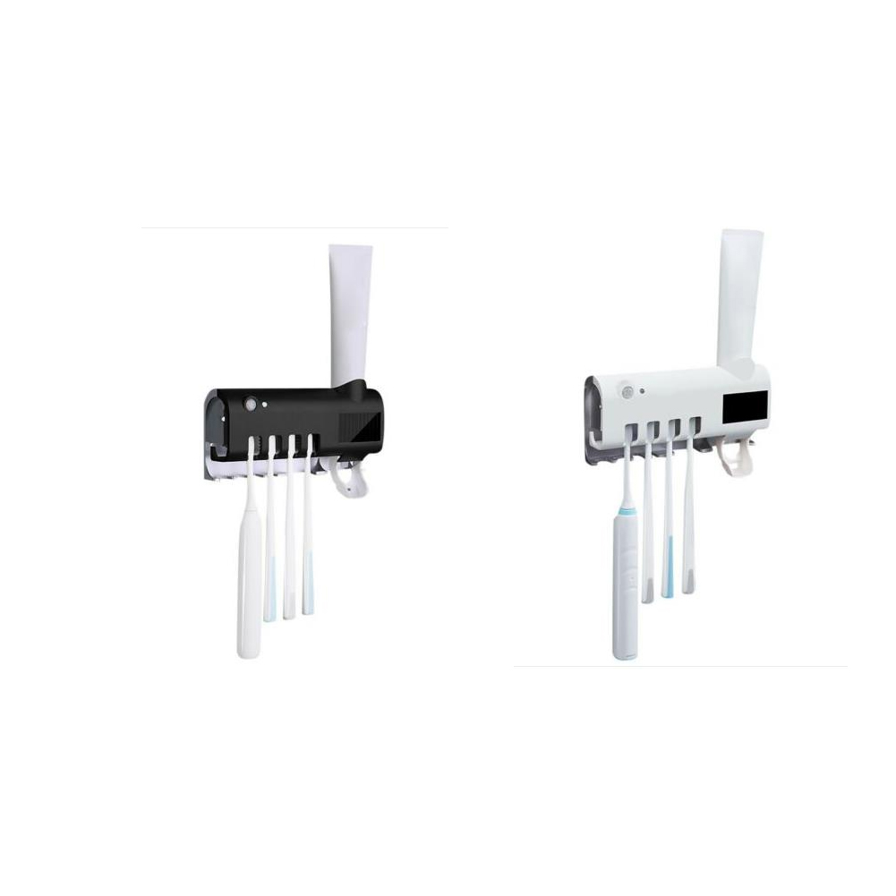 UV Zahnbürste 1,2 W UV Solar- Zahnbürste Zahnpasta Spender Sterilisator Zauberstab Montiert Halfter Zauberstab montiert UV zahnbürste sterilisator